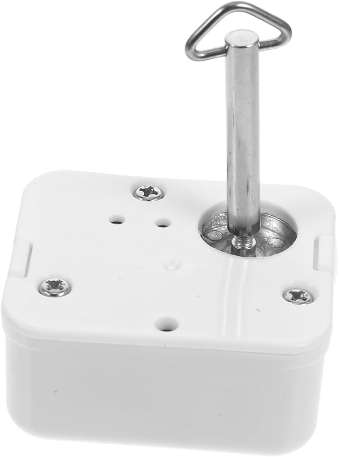 IMIKEYA DIY Music Box Movement Mechanism Replacement White ABS Clockwork Parts - Image 1